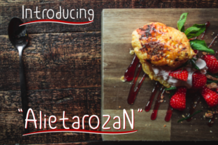 Alietarozan: A Handwritten Font That Brings Warmth to Web Design
