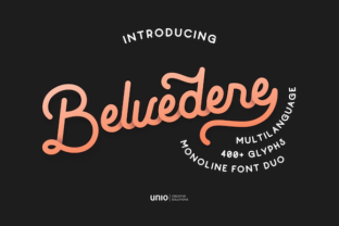 Belvedere: A Vintage-Inspired Font Duo for Editorial Design and Publishing