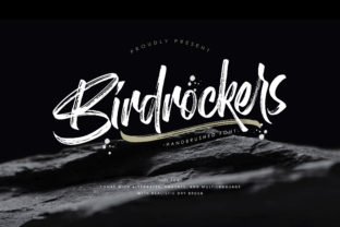 Birdrockers: A Brush Font That Gives Campaign Visuals an Urban Edge