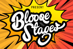 Blooqe Stages: A Calligraphy Font for Small Business Branding