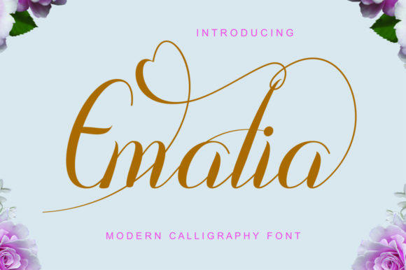 Emalia: A Script Font That Gives Your Small Business Brand a Personal Touch