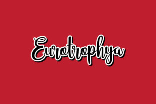Eurotrophya: A Handwritten Font That Brings Playful Elegance to Handmade Products