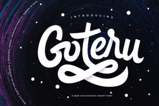 Goteru: The Handwritten Font That Brings Handmade Products to Life