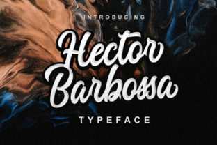 Hector Barbossa: A Handwritten Font for Crafters Who Want Charm and Versatility