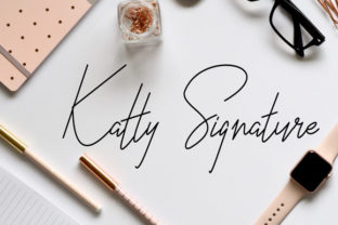 Katty Font: A Bold Script Typeface for Small Business Branding