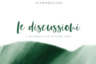 Le Discussioni Font Review: Handwritten Elegance for Campaigns
