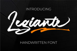 Legiante: A Handwritten Font for Editorial Storytelling