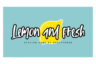 Lemon and Fresh: A Handwritten Font with Editorial Appeal