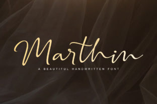 Marthin: A Handwritten Font That Elevates Handmade Products