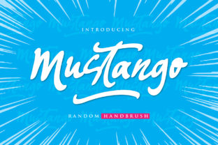 Mustango Font: A Handbrush Typeface for Confident Branding