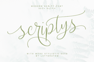 Scriptys: A Handwritten Font That Brings Romance to Web Design