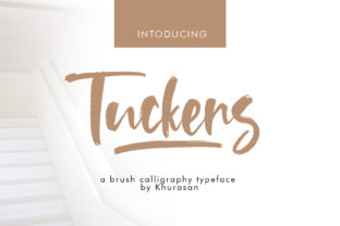Tuckers Font for Handmade Products and Printables
