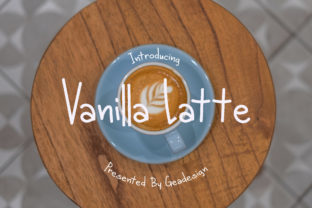 Vanilla Latte: The Handwritten Font That Gives Small Business Branding a Warm, Polished Edge