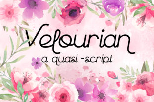 Velourian: A Refined Script Font for Editorial Storytelling