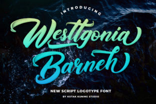 Westtgonia Barneh: A Handwritten Font for Brand Recognition